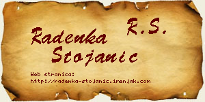 Radenka Stojanić vizit kartica